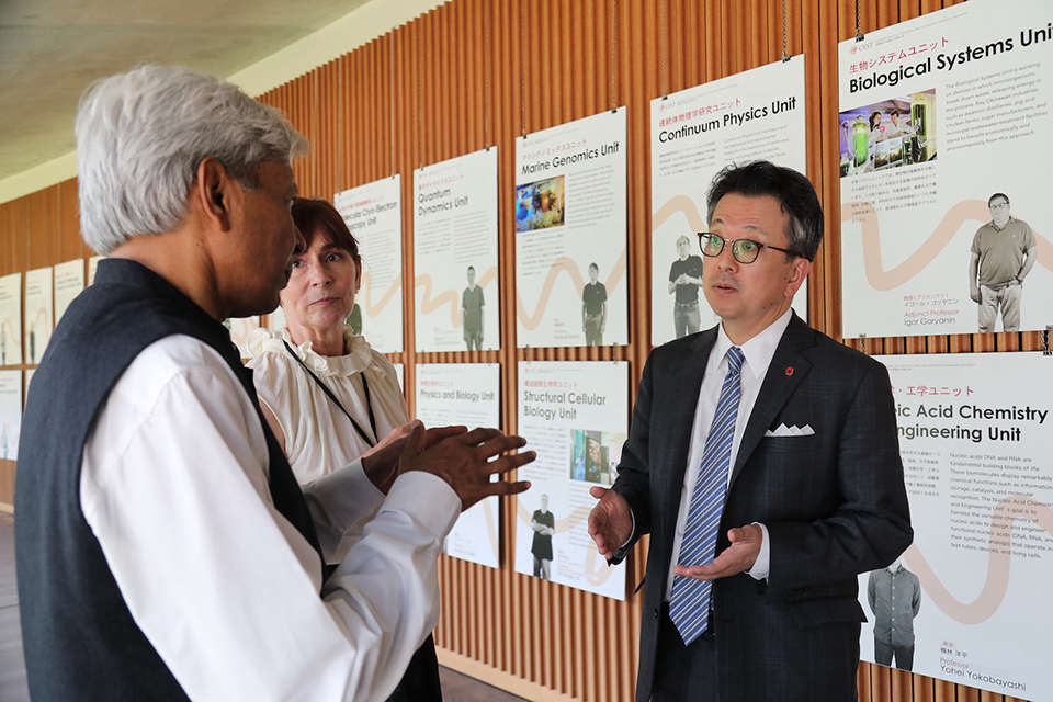 Dr. Fujita also serves as a governor of OIST, highly regarded worldwide for its interdisciplinary approach. He is shown here attending the OIST Board of Governors meeting held in Okinawa in September 2022. 