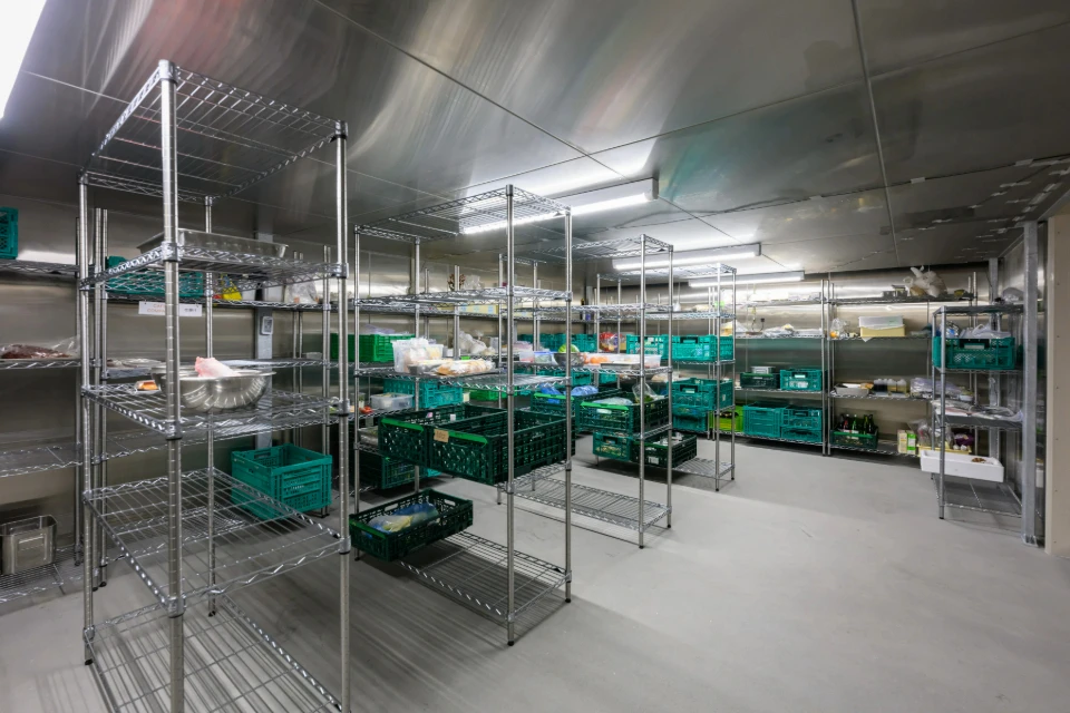 The interior of a ZEROCO cold storage facility