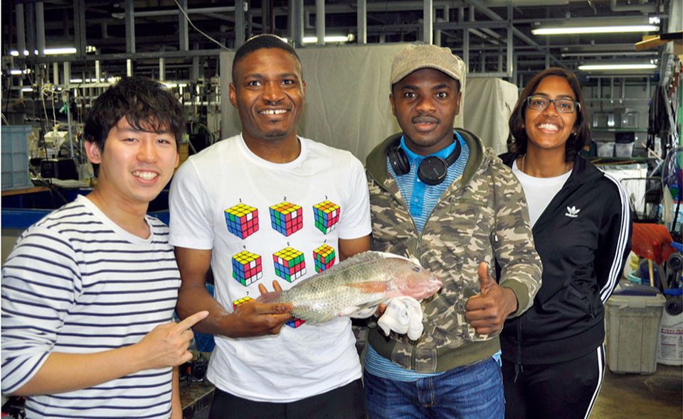 Nine students brought their ideas together, and presented a plan for developing the global economy with multilateral cooperation.